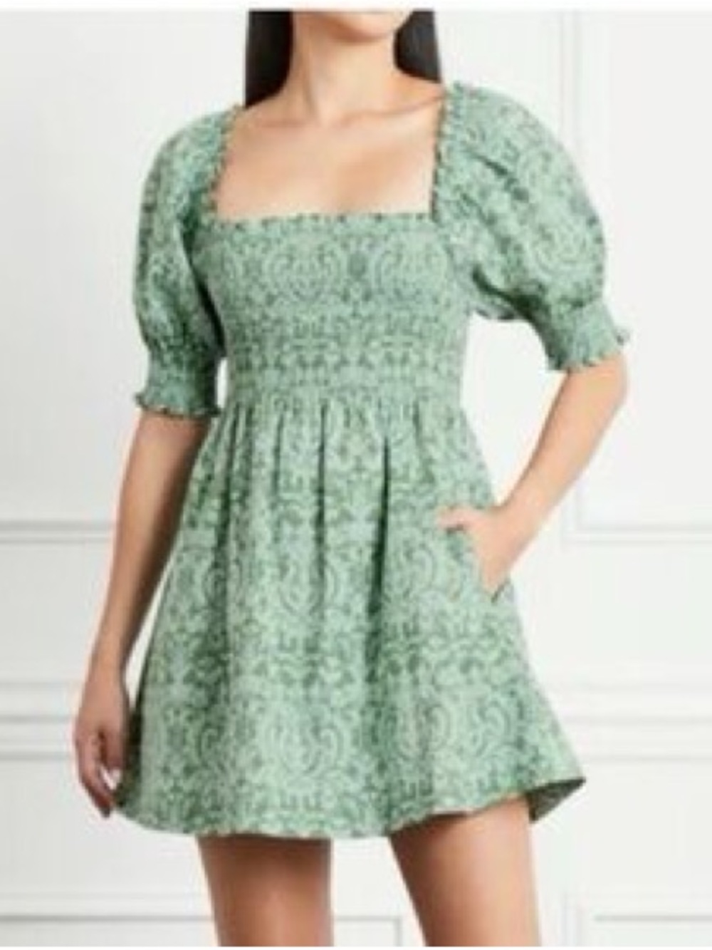 Hill House Green Athena Nap Dress